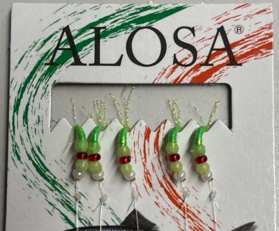 ALOSA AMETTIERA 5 AMI FLUORESCENTE CON PUNTO ROSSO - B.03