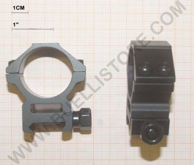 UTG ATTACCHI PROFILO MEDIO PER OTTICHE CON TUBO DA 30mm PER SLITTE WEAVER