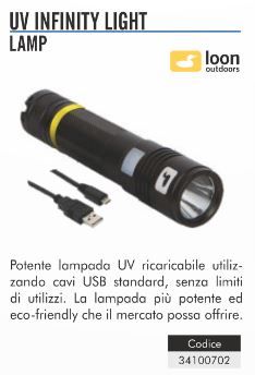 LOON UV INFINITY LIGHT - TORCIA UV PESCA PER VERNICE - F6103