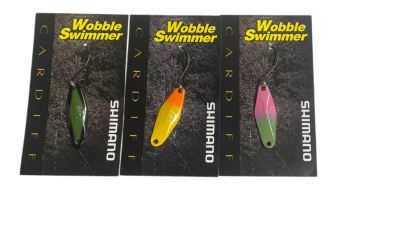 SHIMANO CARDIFF - WOBBLE SWIMMER 1.8g SET 3 PZ- TROUT AREA SPOON
