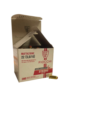 CARTUCCE MATTAZIONE FIOCCHI CARICA FORTE PER MAIALI E BESTIAME MEDIO CAL.22