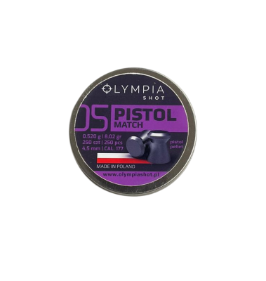 OLYMPIA SHOT PISTOL MATCH 0.52g cal. 4,5 (.177) - 250pz.