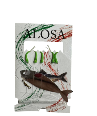 ALOSA AMETTIERA 5 AMI COLORE VERDE FLUORESCENTE 