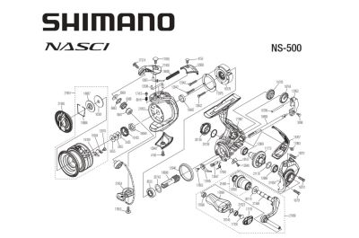 RICAMBI PER SHIMANO NASCI 500