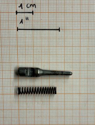 RICAMBIO SOVRAPPOSTO YILDIZ CAL.20 - PERCUSSORE MOLLA 33/34 CP110