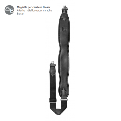 Riserva - Tracolla per carabina Blaser in pelle 