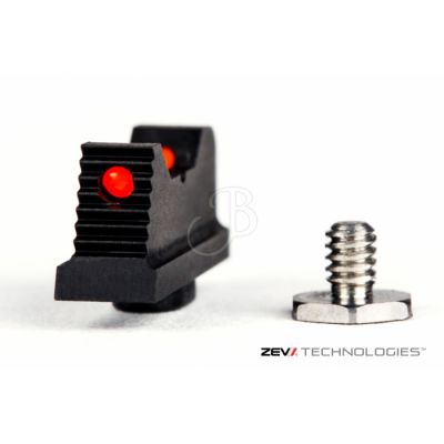 ZEV MIRINO FRONTALE IN ACCIAIO CON FIBRA OTTICA PER PISTOLE GLOCK FINO 3° GENERAZIONE