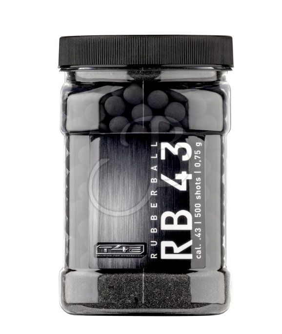 100 Palline Gomma Cal.43 Arancione - Compatibili Con T4E HDR50/HDP5 - Foto 5